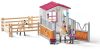 Schleich® Horse Club 42369 Istálló arab telivérrel és lovászlánnyal