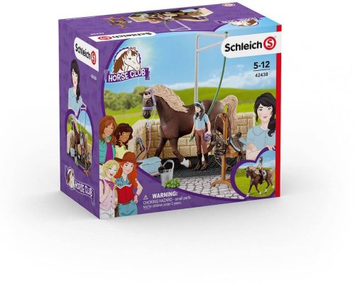 Schleich® Horse Club 42438 Emily és Luna ló csutakoló