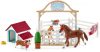 Schleich® Horse Club 42458 Hannah vendég lova Ruby kutyával