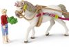 Schleich® Horse Club 42467 Kis lovaskocsi a nagy lovasbemutatóhoz