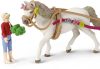 Schleich® Horse Club 42467 Kis lovaskocsi a nagy lovasbemutatóhoz