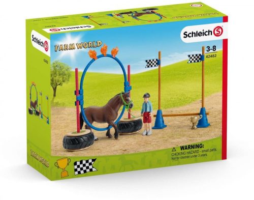 Schleich® Farm World 42482 Póni ügyességi verseny