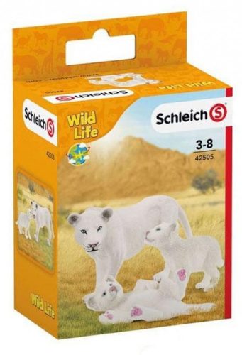 Schleich® Wild Life 42505 Nőstény oroszlán kicsinyeivel