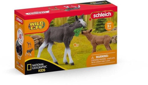 Schleich® Wild Life 42603 Jávorszarvas borjúval