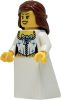 TWN257 LEGO® Minifigurák City Menyasszony - barna hajjal